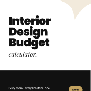 Interior Design Project Budget