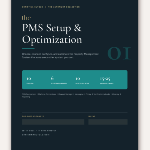 PMS Setup & Optimization Guide