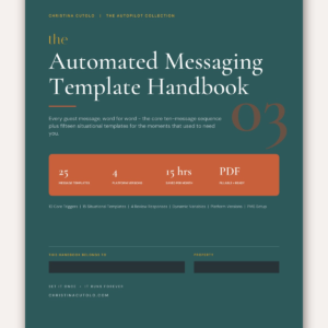 Automated Messaging Template Handbook