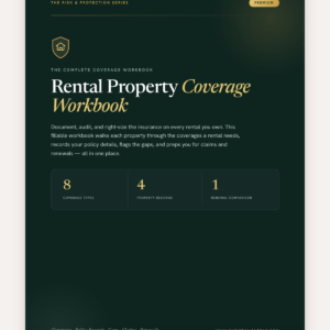 Rental Property Coverage Workbook