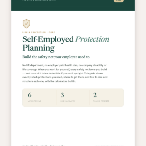 Self-Employed Protection Planning