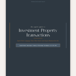 Agent's Guide to Investment Txns