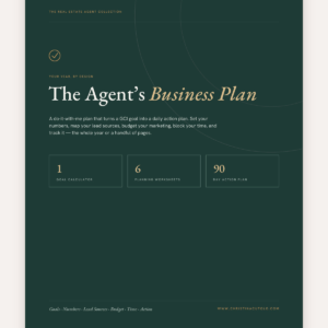 Agent's Business Plan Template