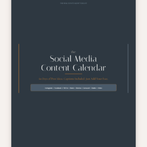 Social Media Content Calendar