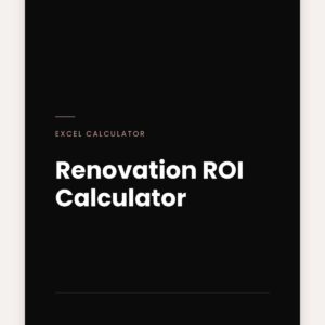 Renovation ROI Calculator