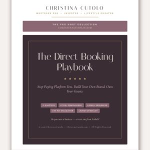 The Direct Booking Playbook