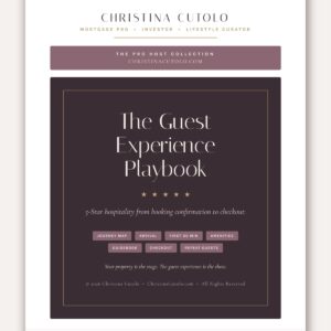 The Guest Experience Playbook